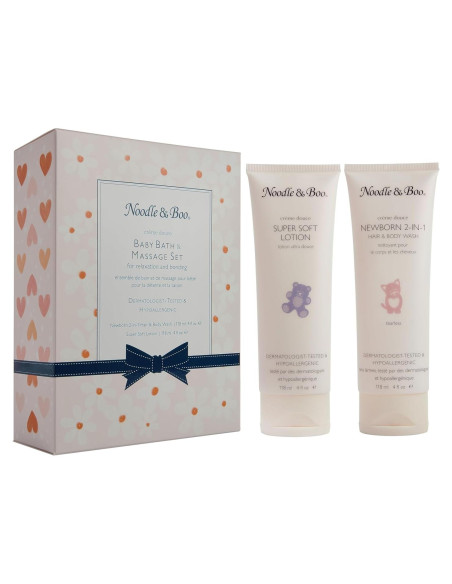 Set de Regalo de Baño y Masaje Noodle & Boo - Jabón 113g y Loción Hipoalergénica Set de Regalo de Baño y Masaje Noodle & Boo - Jabón 113g y Loción Hipoalergénica
