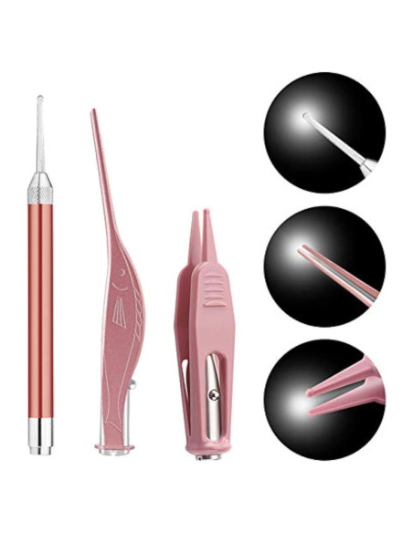 Kit de Herramientas para Cerumen Jocaluyia con Luz LED Kit de Herramientas para Cerumen Jocaluyia con Luz LED