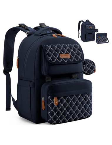 Mochila para Pañales Maelstrom 45L Azul Marino Expandible