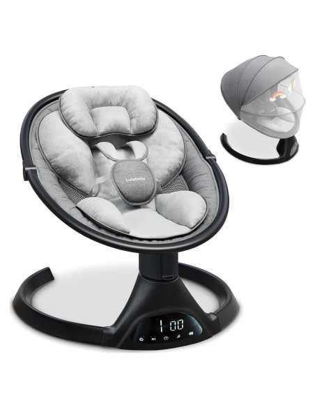 Columpio Portátil Lulabelle para Bebés - 5 Velocidades, Control Remoto Columpio Portátil Lulabelle para Bebés - 5 Velocidades, Control Remoto