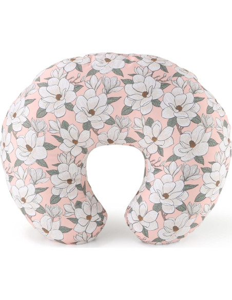 Cojín de Lactancia The Peanutshell Magnolia - Floral, Suave y Lavable Cojín de Lactancia The Peanutshell Magnolia - Floral, Suave y Lavable
