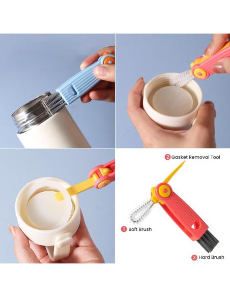 Juego de Cepillos para Biberones Ariseno 5 en 1 Libre de BPA Juego de Cepillos para Biberones Ariseno 5 en 1 Libre de BPA