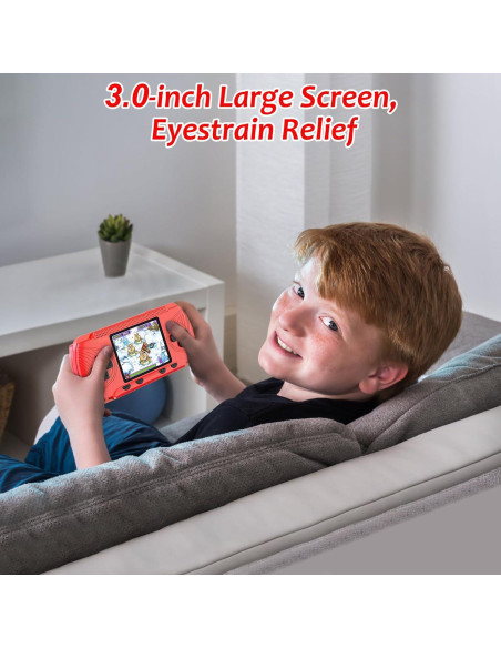 Consola de Juego Portátil GAMPLAE 258 Juegos 3.0" Pantalla Consola de Juego Portátil GAMPLAE 258 Juegos 3.0" Pantalla