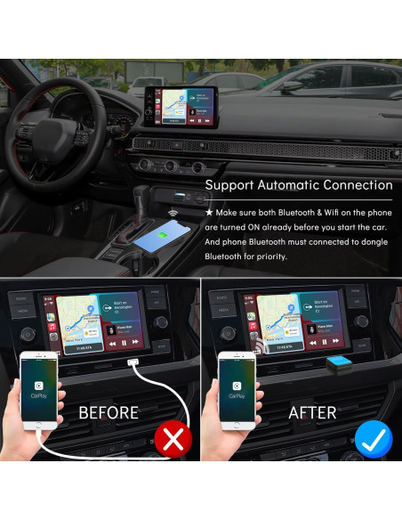 Adaptador USB MMB Inalámbrico CarPlay y Android Auto 2025 Adaptador USB MMB Inalámbrico CarPlay y Android Auto 2025