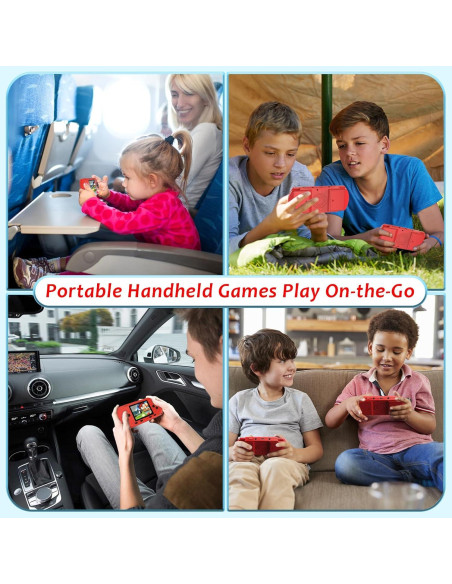 Consola de Juego Portátil GAMPLAE 258 Juegos 3.0" Pantalla Consola de Juego Portátil GAMPLAE 258 Juegos 3.0" Pantalla
