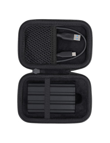 Funda Dura co2CREA para Samsung T7 Shield/T9 SSD Negra