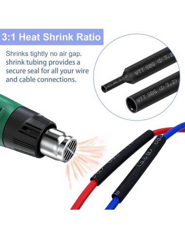 Kit de Conectores Eléctricos a Prueba de Agua 4 Pines Twippo 16 AWG
