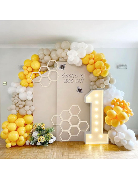 24 Hexágonos de Madera Natural para Decoración DIY - TAOZIMA 24 Hexágonos de Madera Natural para Decoración DIY - TAOZIMA