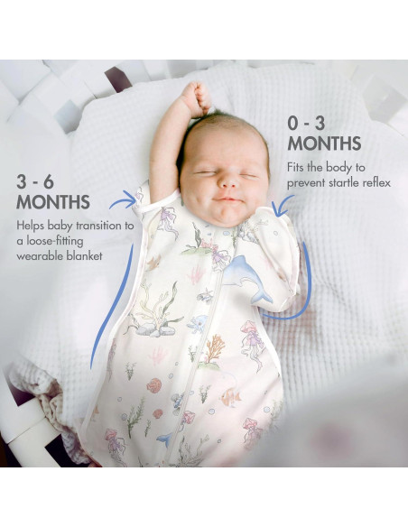 Saco de Dormir Transicional ANYEDDE 0-3 Meses Algodón Azul Saco de Dormir Transicional ANYEDDE 0-3 Meses Algodón Azul
