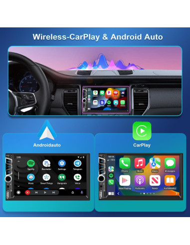 Estéreo de Coche Vexidura MAO7032W Doble Din 7" Bluetooth 5.2