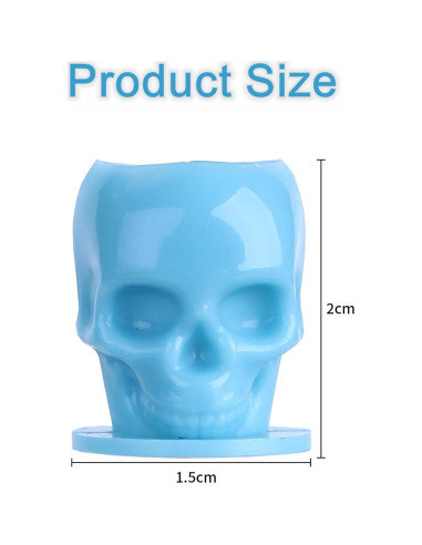 Tazas de Tinta de Tatuaje Desechables Hipifans 60 Pcs Calavera