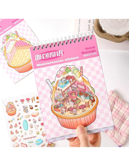 Kit de Manualidades Dwpetzo 3D - Libro de Stickers 20 Sets Kit de Manualidades Dwpetzo 3D - Libro de Stickers 20 Sets