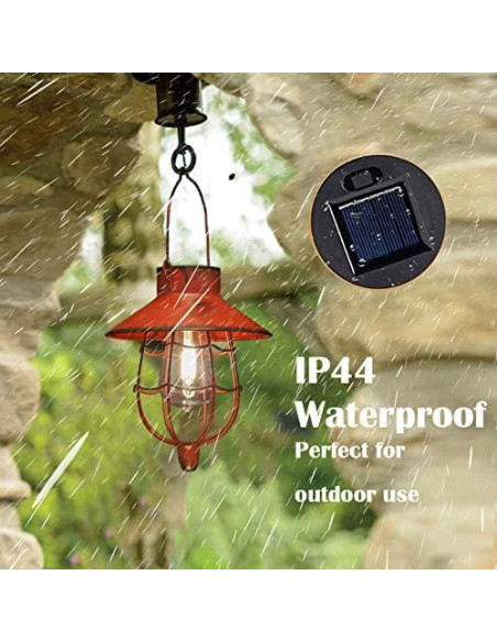 Linterna Solar Colgante YAKii LP110 Metal Impermeable Rojo Linterna Solar Colgante YAKii LP110 Metal Impermeable Rojo