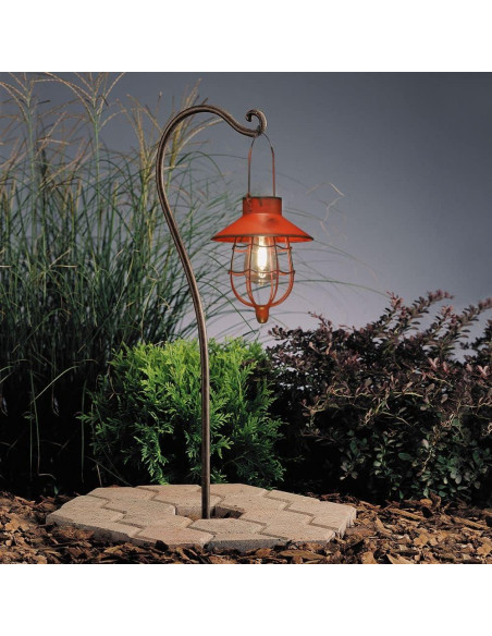 Linterna Solar Colgante YAKii LP110 Metal Impermeable Rojo Linterna Solar Colgante YAKii LP110 Metal Impermeable Rojo