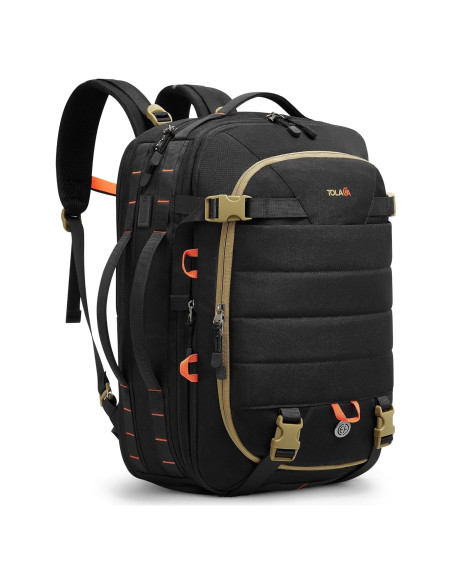 Mochila de Viaje Tolaccea 50L Expandible con Carga USB Mochila de Viaje Tolaccea 50L Expandible con Carga USB