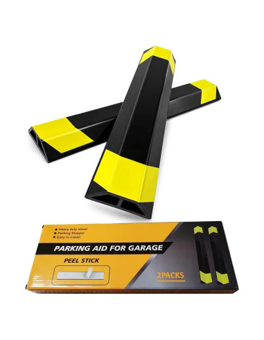 Tope de Estacionamiento Deshitong Parkingkit 40.64x8.89x3.18cm 2 Paquetes