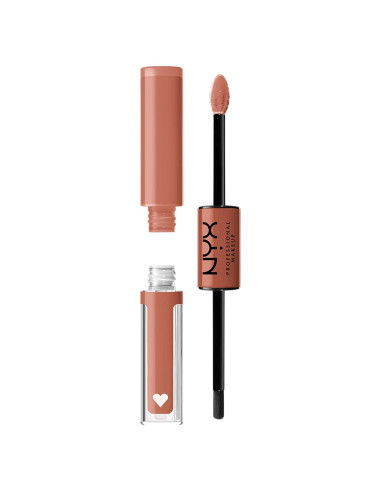 Lápiz Labial Líquido NYX Shine Loud 16h - Goal Crusher Beige