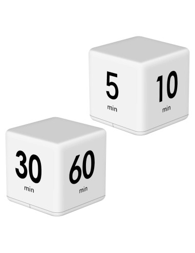 Temporizador Cubo Digital JOYIT 2 Pcs - 6.6 cm, 8 Modos