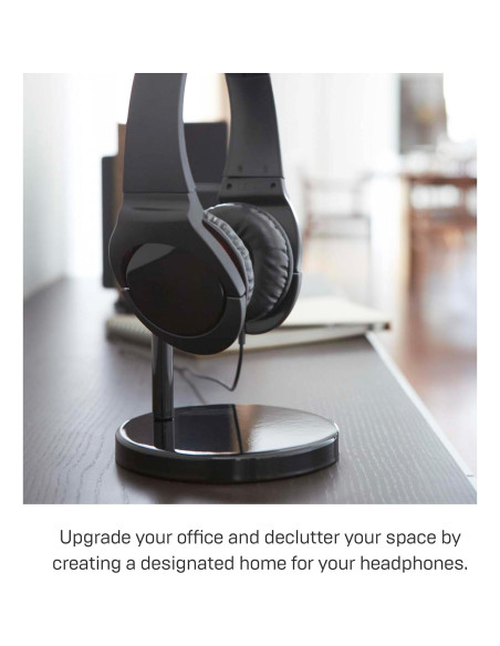 Soporte para Auriculares Yamazaki Home - Base Redonda Acero Soporte para Auriculares Yamazaki Home - Base Redonda Acero