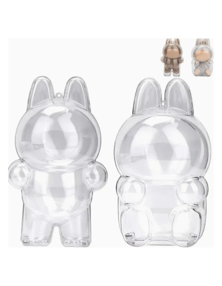Caja Protectora Acrílica LABUBU para Muñeca V2 Sentado Caja Protectora Acrílica LABUBU para Muñeca V2 Sentado