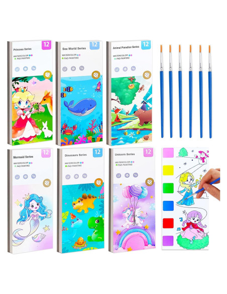 Kit de Pintura Acuarela BAOXUE para Niños 2 a 8 Años Kit de Pintura Acuarela BAOXUE para Niños 2 a 8 Años