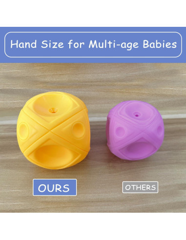 Bolas Sensoriales CALEST 10 PCE para Bebés 6-12 Meses
