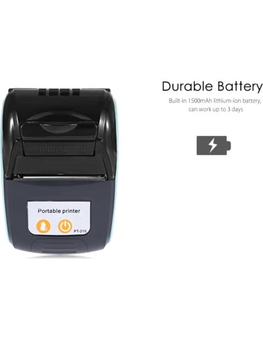 Impresora Térmica de Recibos Bluetooth GZGYNADAST PT210 58mm
