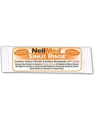 Kit de Irrigación Nasal NeilMed Sinus Rinse Pediátrico 30 Unidades