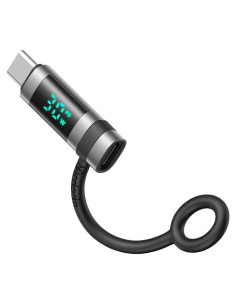 Adaptador Lightning a USB-C Mcdodo 60W con Pantalla Digital