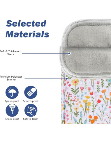Funda Acolchada Universal Dadanism para eReader 6-7" Floral