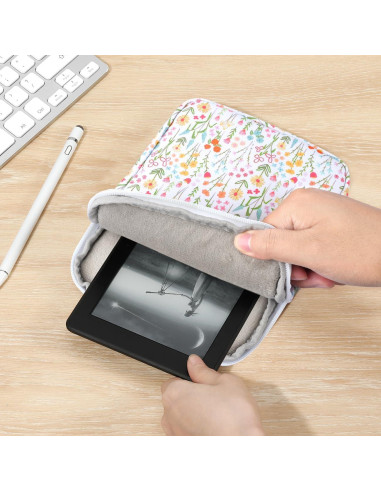 Funda Acolchada Universal Dadanism para eReader 6-7" Floral