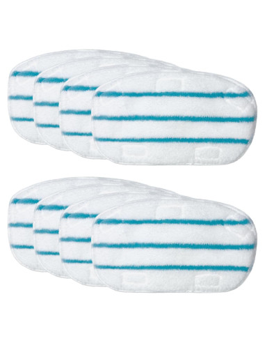 Paños de Mopa a Vapor JIUMEE Compatibles PurSteam 10-en-1 8pcs