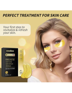 Parches para Ojos Ceedoo - 24 Pares Gel Colágeno Rejuvenecedor 2