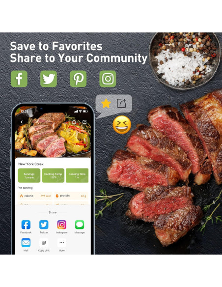 Cocinero Sous Vide KitchenBoss G322PT WiFi 1100W 20L Acero Inoxidable Cocinero Sous Vide KitchenBoss G322PT WiFi 1100W 20L Acero Inoxidable