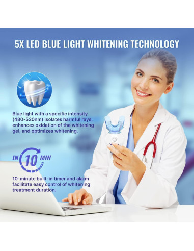 Kit Blanqueamiento Dental Whitebite Pro para Dientes Sensibles