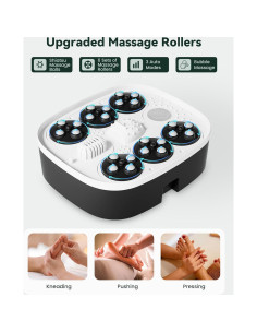 Masajeador de pies Snailax SL-548-2 con calor y burbujas 2