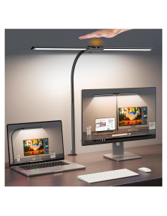 Lámpara de Escritorio LED Syrinx LDL022 - Brazo Flexible, 50 Modos