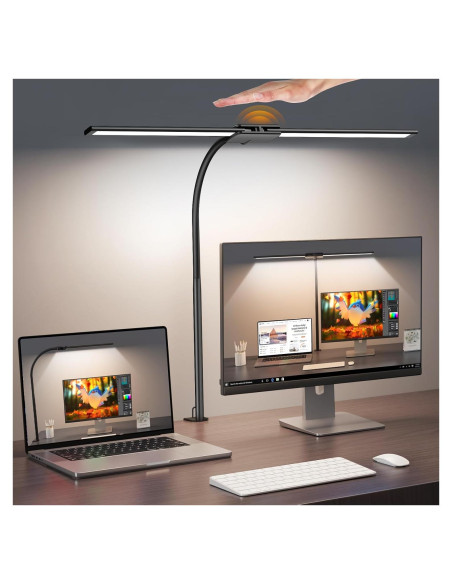 Lámpara de Escritorio LED Syrinx LDL022 - Brazo Flexible, 50 Modos Lámpara de Escritorio LED Syrinx LDL022 - Brazo Flexible, 50 Modos