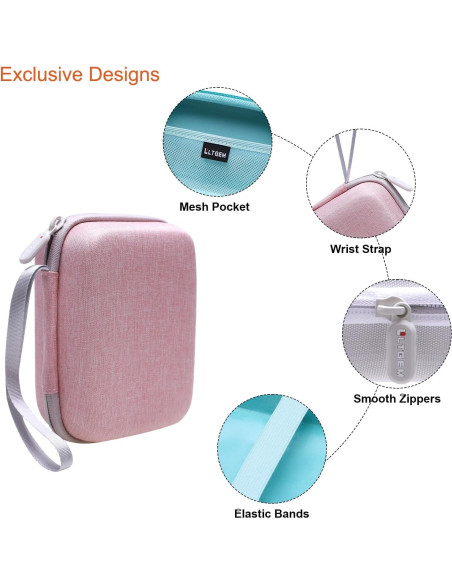 Funda LTGEM para Impresora Fujifilm INSTAX Mini Link 2/3 Verde Funda LTGEM para Impresora Fujifilm INSTAX Mini Link 2/3 Verde
