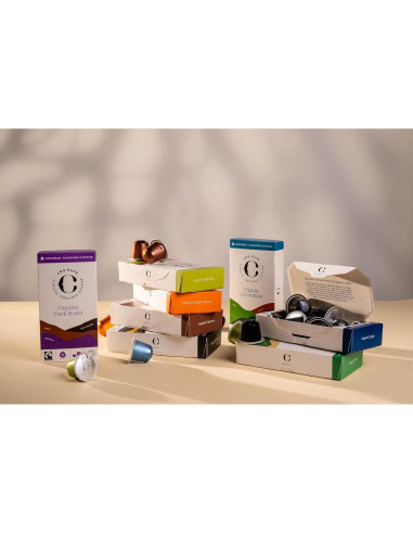 Cápsulas de Café Orgánico Cru Kafe - 50 Unidades Compatibles Nespresso