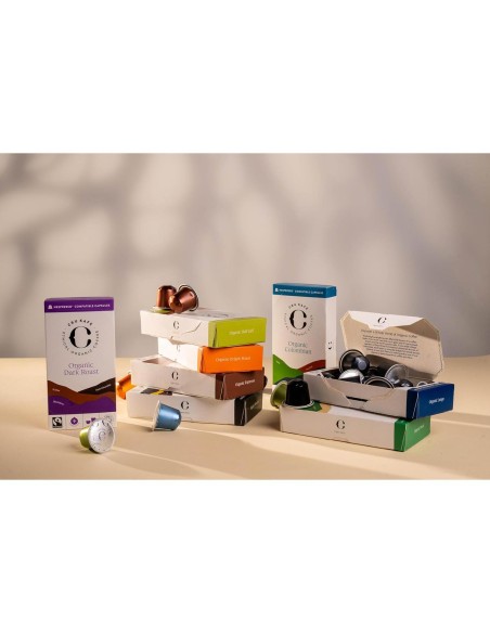 Cápsulas de Café Orgánico Cru Kafe - 50 Unidades Compatibles Nespresso Cápsulas de Café Orgánico Cru Kafe - 50 Unidades Compatibles Nespresso