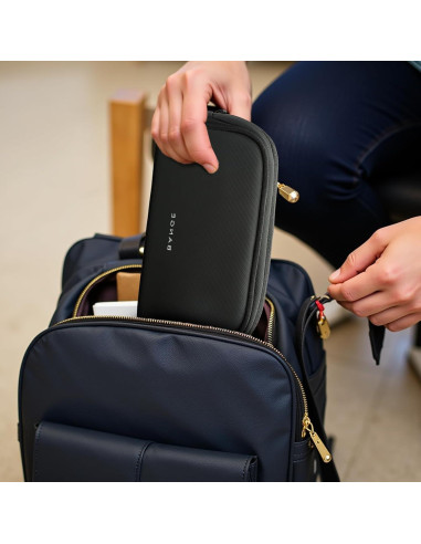 Organizador de Viaje BANGE Negro para Electrónica Impermeable