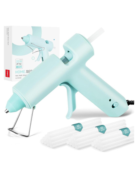 Pistola de Pegamento Caliente Deli 20W con 30 Barras 10cm Pistola de Pegamento Caliente Deli 20W con 30 Barras 10cm