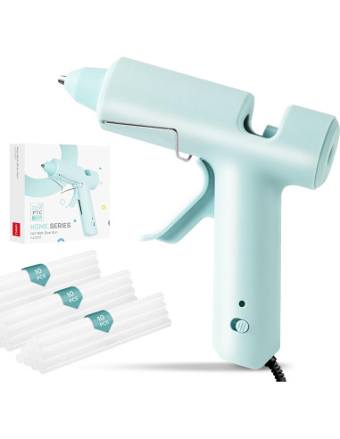 Pistola de Pegamento Caliente Deli 20W con 30 Barras 10cm