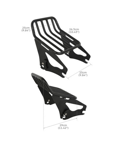 Soporte de Equipaje Desmontable XFMT para Harley Touring 2009+