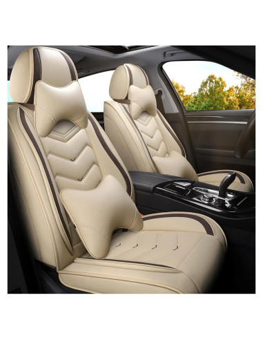 Fundas de Asiento de Cuero Nappa ADERN para Toyota Yaris 2007-2020