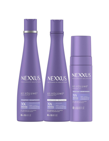 Paquete de Cuidado del Cabello Nexxus: Champú, Acondicionador y Tratamiento