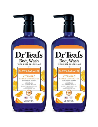 Paquete Gel de Baño y Cuerpo Dr Teal's Lavanda 1007ml + 710ml