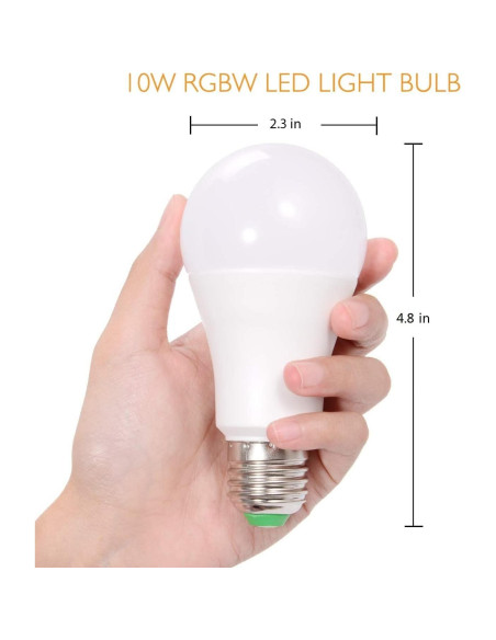 Bombilla LED RGBW SUNNEST 10W E26 820LM Regulable con Control Remoto Bombilla LED RGBW SUNNEST 10W E26 820LM Regulable con Control Remoto