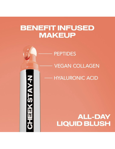 Rubor Líquido Sacheu Cheek STAY-N 10 ml - Alta Pigmentación